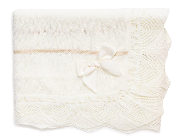 Manta Crochet c/Laço