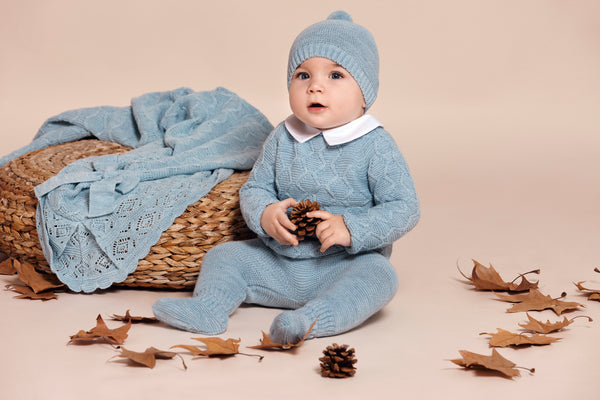 Conjunto 3P Calça + Camisola c/gola + Gorro